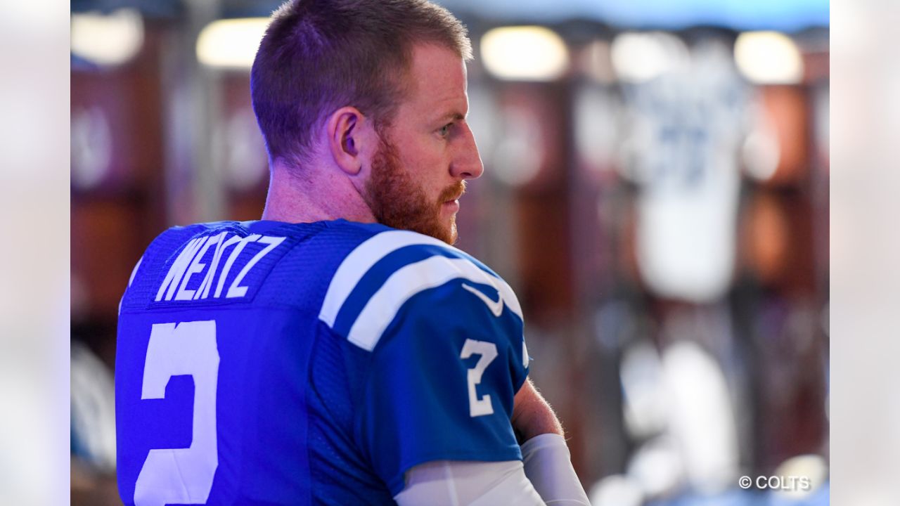 First look at Carson Wentz in Indianapolis Colts uniform (Photos)