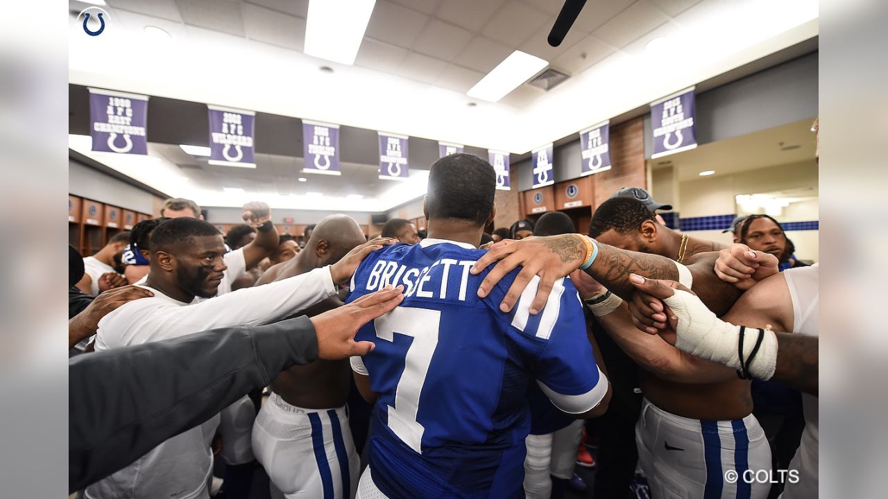 Locker Room Celebration: Colts at Bills