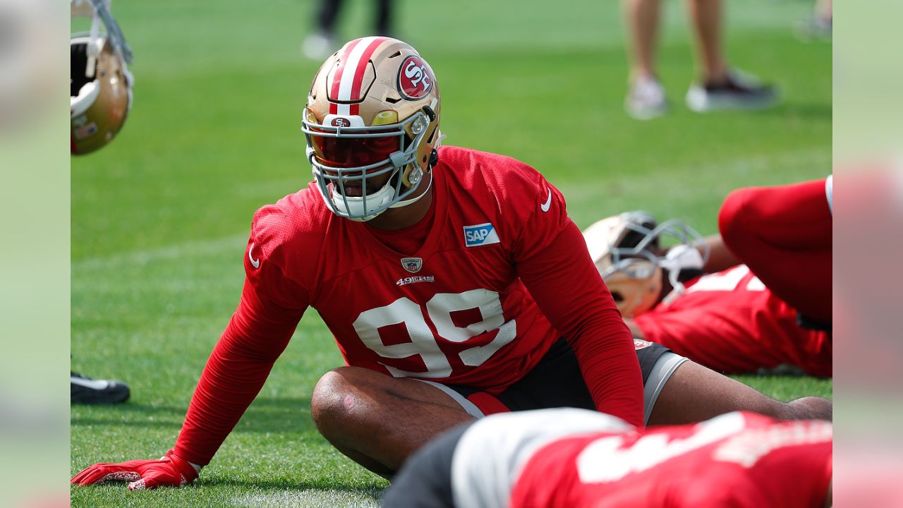 Colts defensive lineman DeForest Buckner, with the 49ers