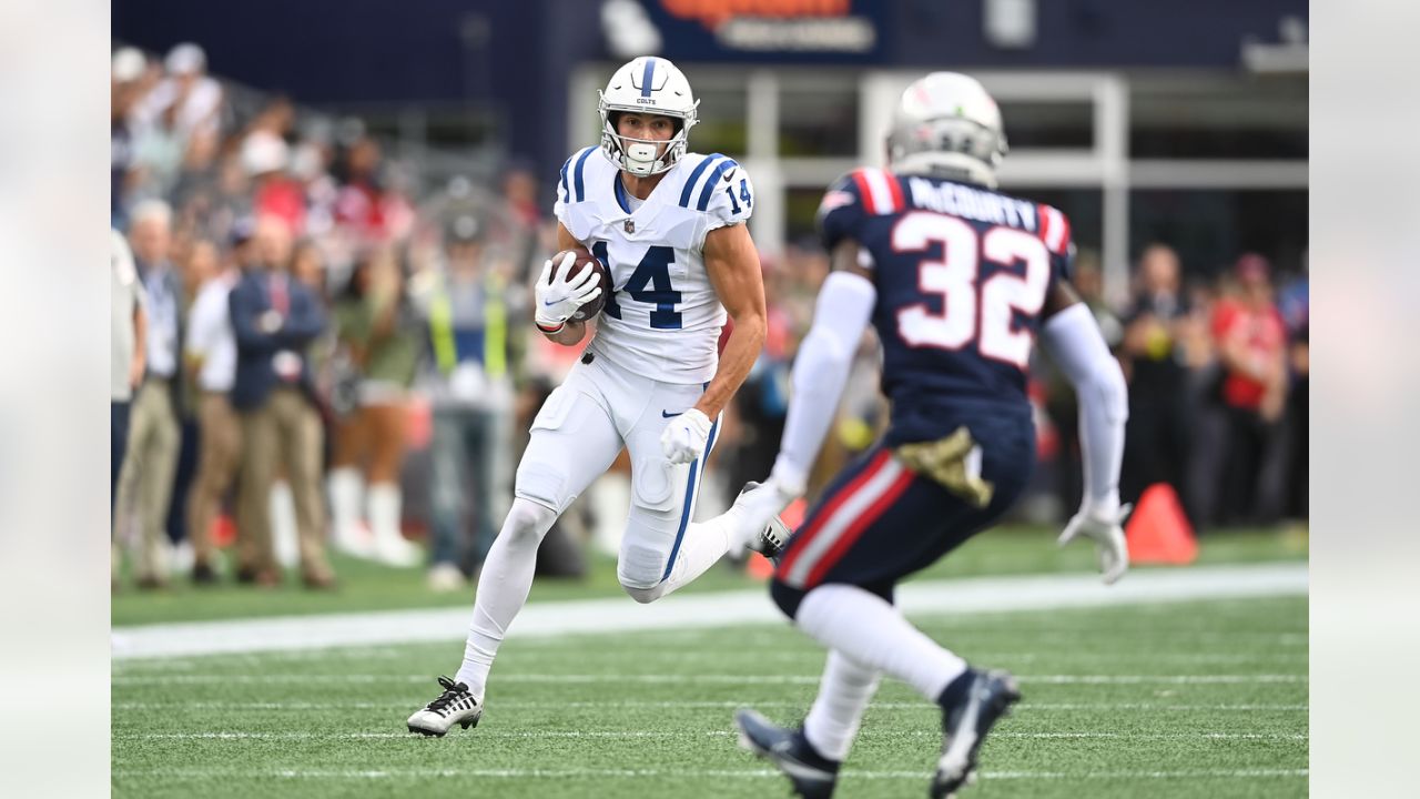 Alec Pierce has returned for year two with the Colts in noticeably