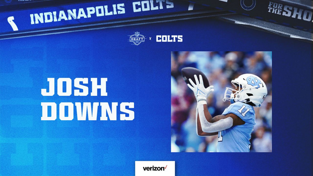 Colts select North Carolina WR Josh Downs with No. 79 overall pick in 2023  NFL Draft