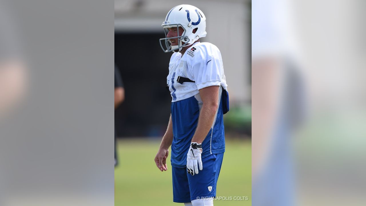 Uživatel Helmet Stalker na Twitteru: „Colts P Pat McAfee is wearing a  slightly bigger facemask than the kicker mask he's worn the past few  seasons.  / Twitter