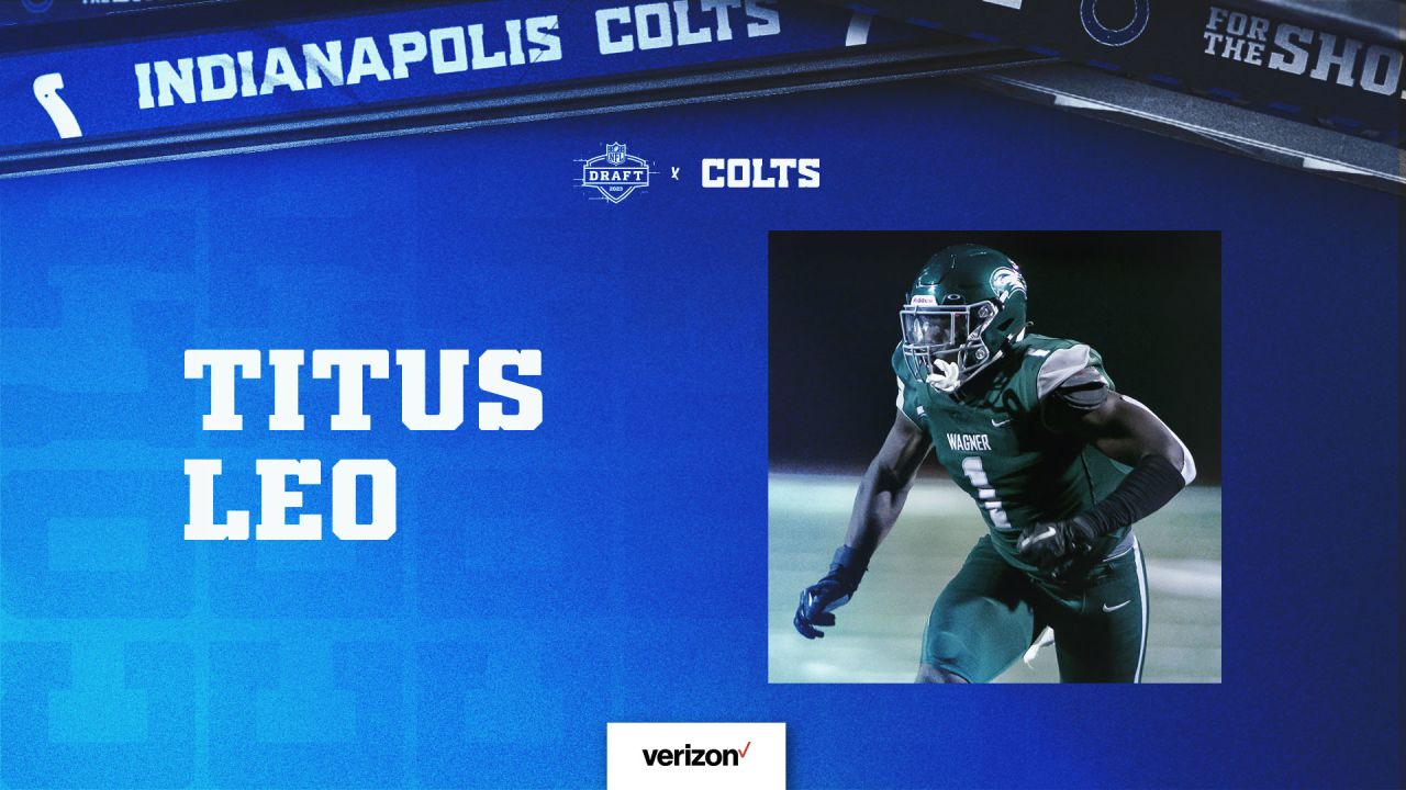 Titus Leo Drafted By Indianapolis Colts In 6th Round Of 2023 NFL Draft -  Wagner College Athletics