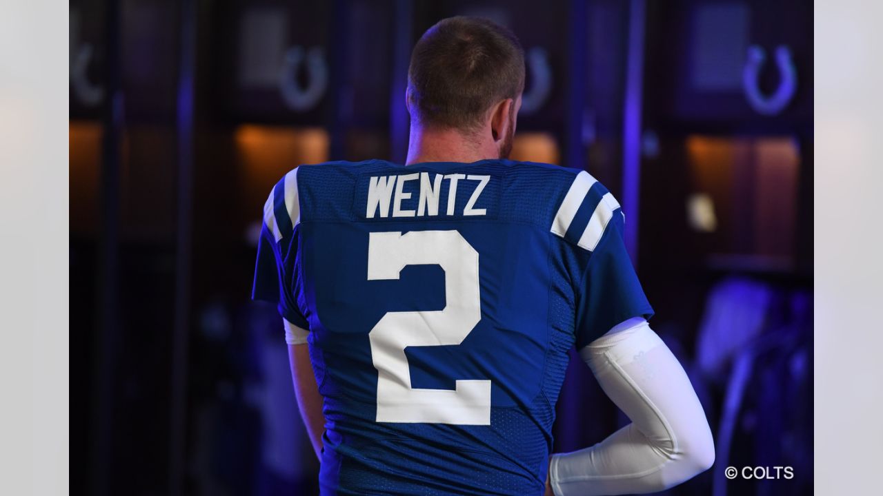 First Look: Carson Wentz In Colts Uniform