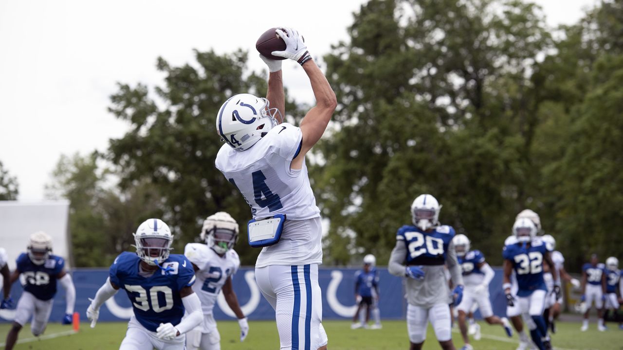 Football starts today', Colts practice in pads