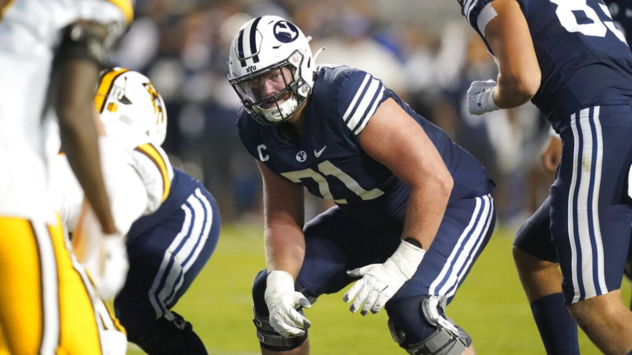 Indianapolis Colts draft Blake Freeland in fourth round of NFL Draft - BYU  Athletics - Official Athletics Website - BYU Cougars