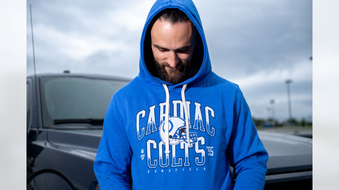 After 5 years of putting it off I finally bought a salute to service hoodie.  This is the 2020 design. I love it. : r/Colts