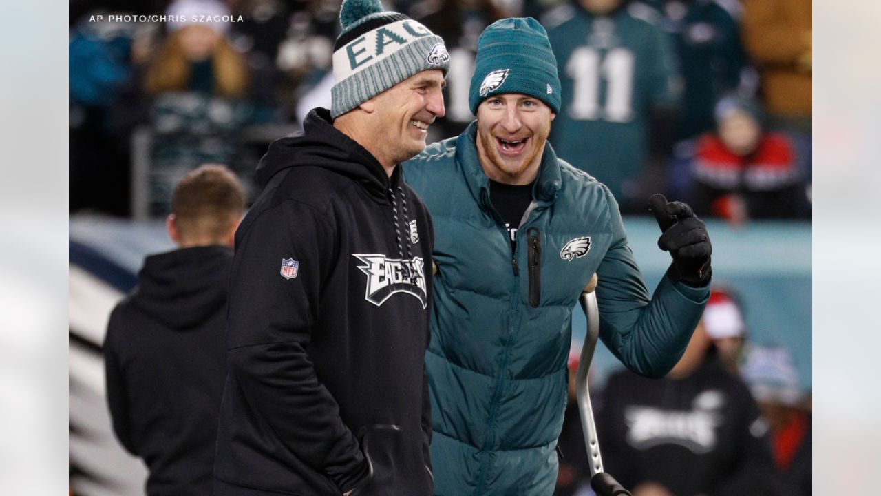 Ex-Eagles coach Frank Reich responds to Carson Wentz report: 'This guy has  so much stinkin' juice' 