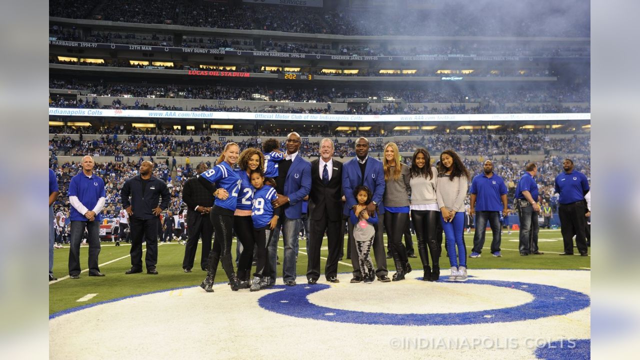 Faulk, Dickerson relish Colts Ring honor