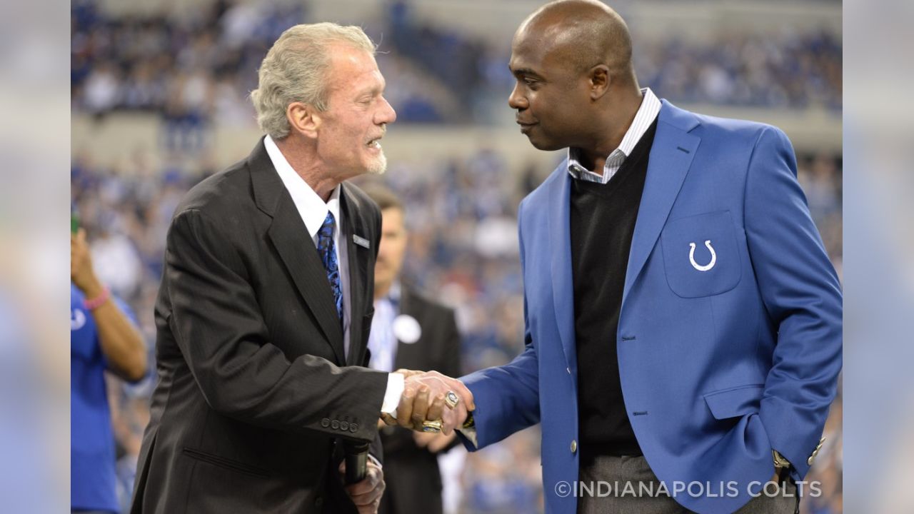 Faulk, Dickerson relish Colts Ring honor