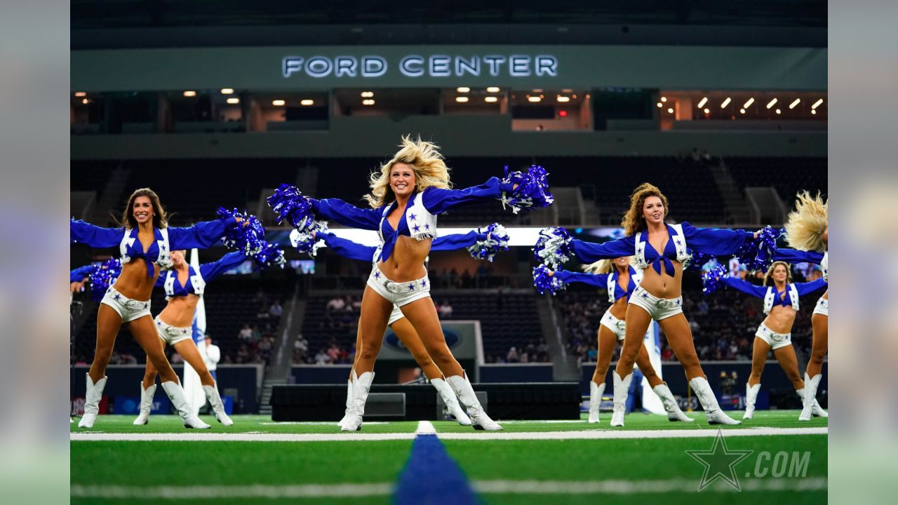 Photos: Kick back and celebrate! Dallas Cowboys Cheerleaders perform at  training camp opening ceremonies