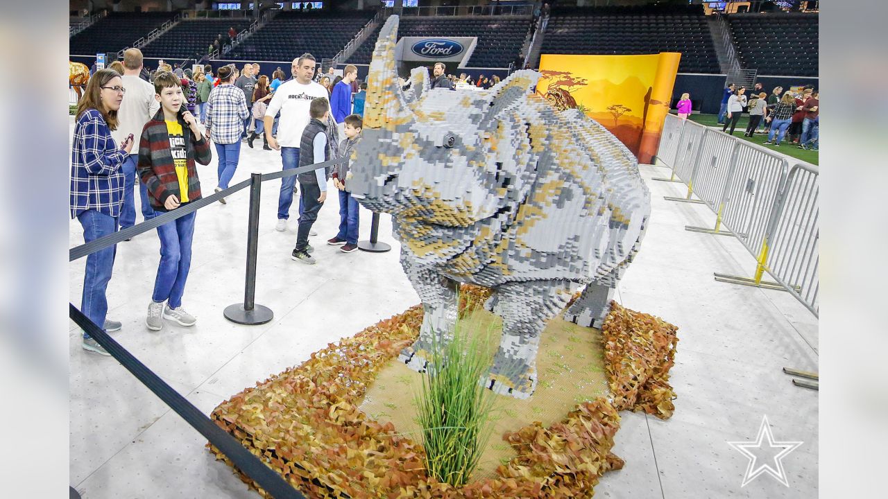 Watch Cowboys AT&T Stadium get built with a gazillion LEGO bricks