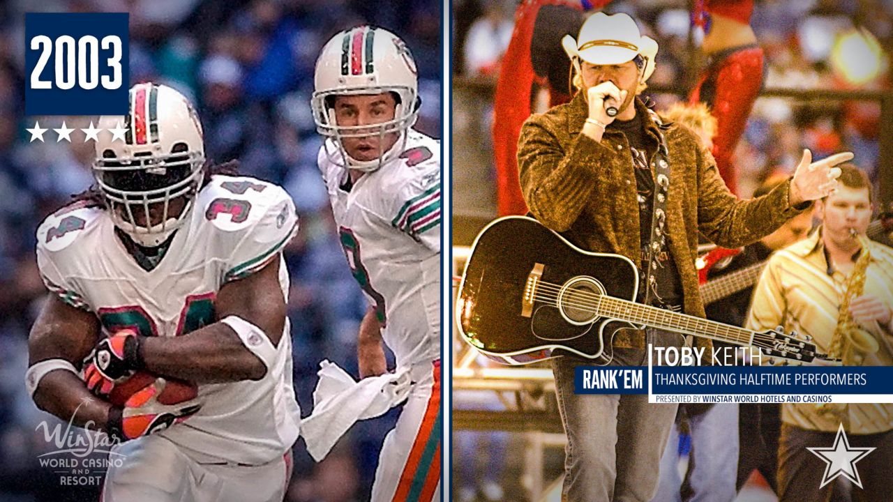 Rank'Em: Thanksgiving Performers Since 1997