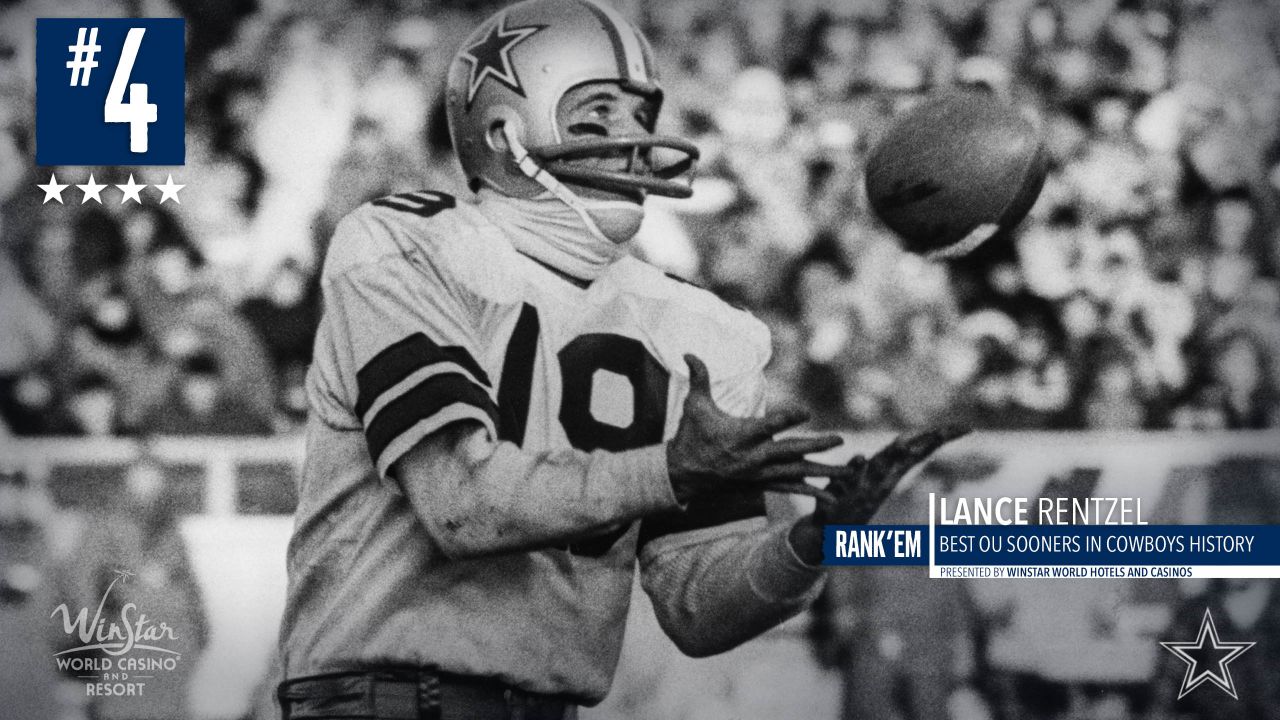 Wide Receiver Lance Rentzel of the Los Angeles Rams watches the