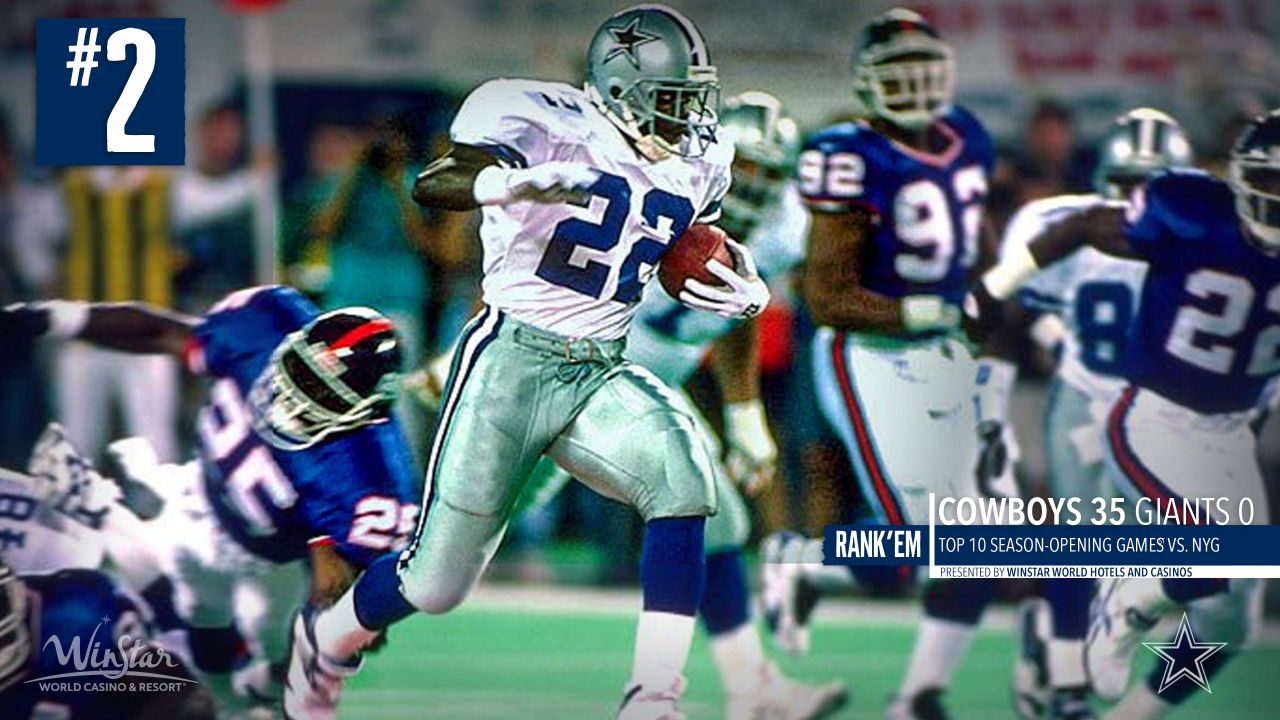 Rank'Em: Top 10 season-opening games vs. NYG