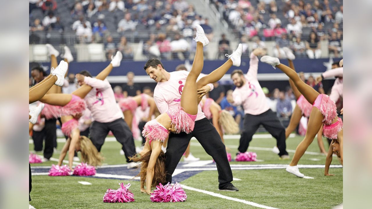 Dallas Cowboys Cheerleaders Breast Cancer Awareness Halftime