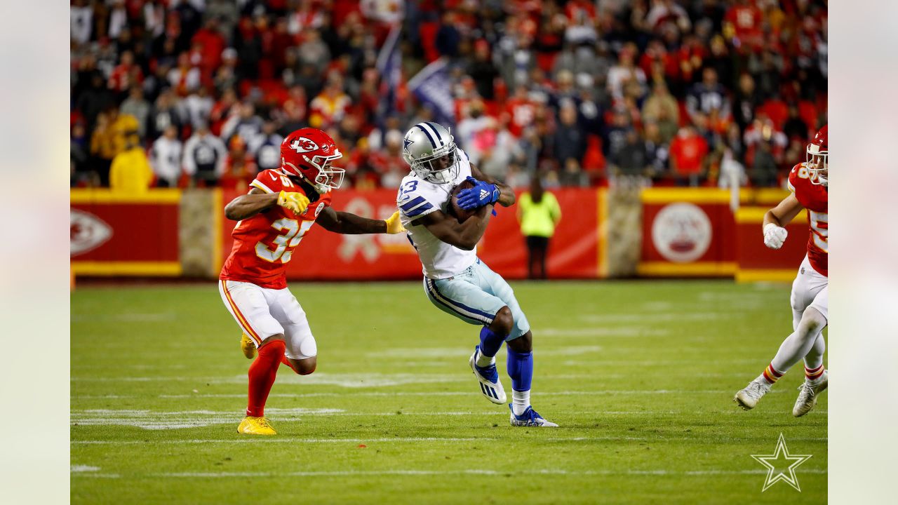 Kansas City Chiefs wide receiver Tyreek Hill (10) jumps into the stands and  fans celebrate his touchdown in the first quarter against the Minnesota  Vikings on Sunday, Nov. 3, 2019 at Arrowhead