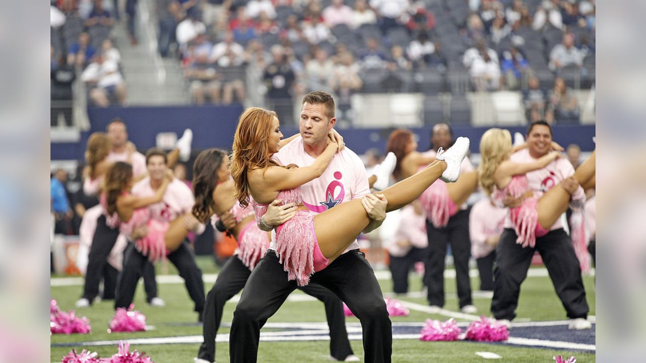 Dallas Cowboys Cheerleaders Breast Cancer Awareness Halftime