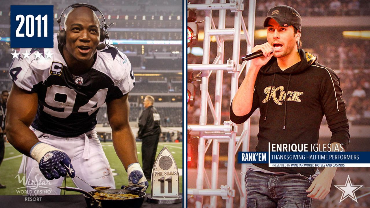 A look at the Cowboys Thanksgiving record by halftime show genre