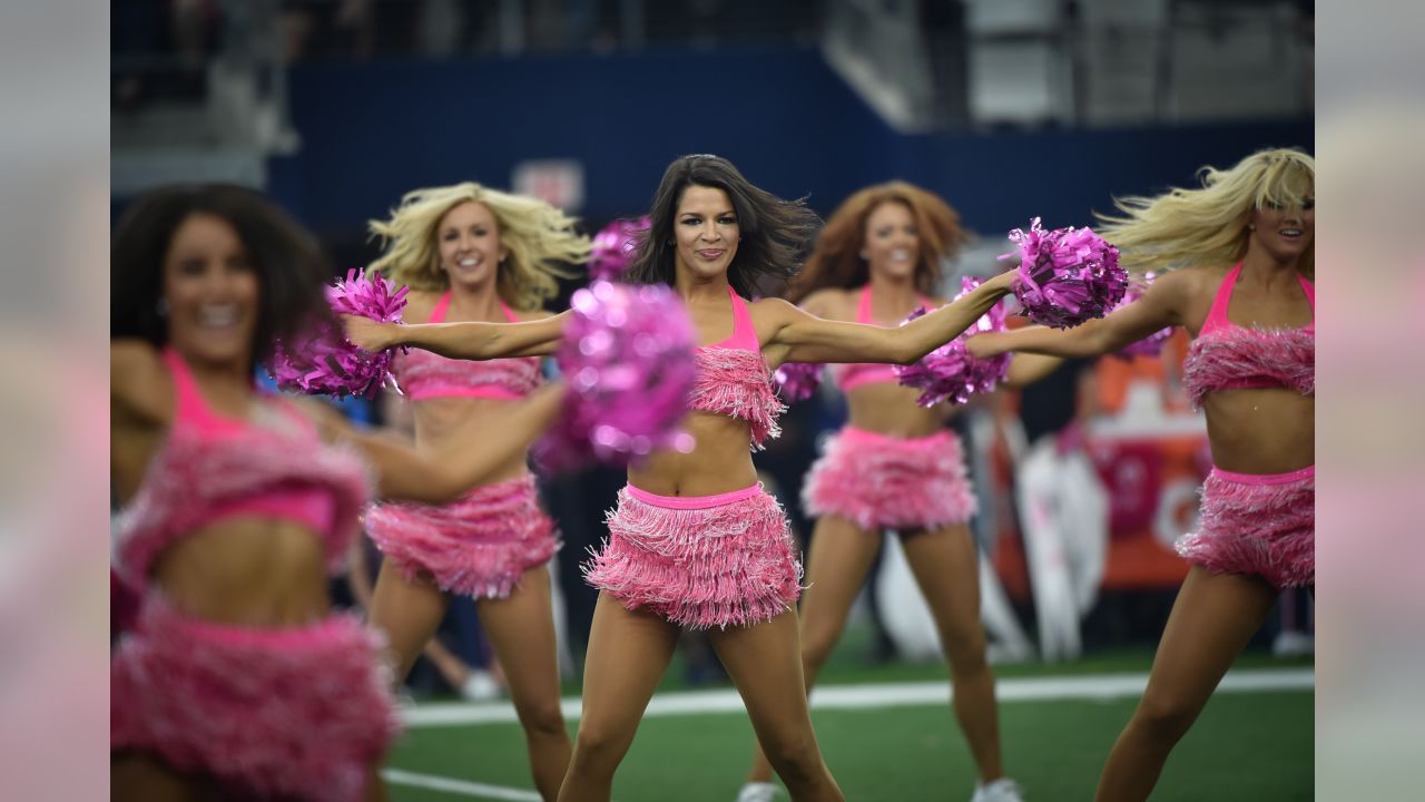 Dallas Cowboys Cheerleaders - Rockin' our pink pom-poms today for Breast  Cancer Awareness Month!!