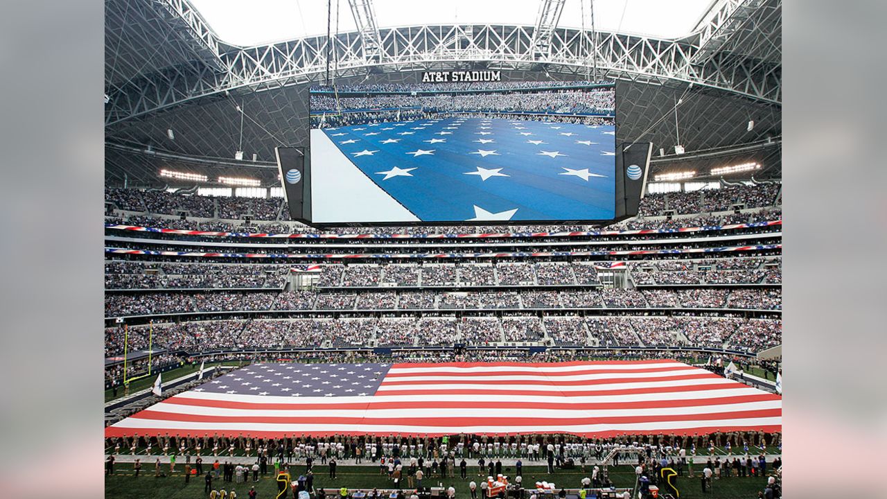 Photos: Salute to our heroes! Dallas Cowboys honor service members at AT&T  Stadium