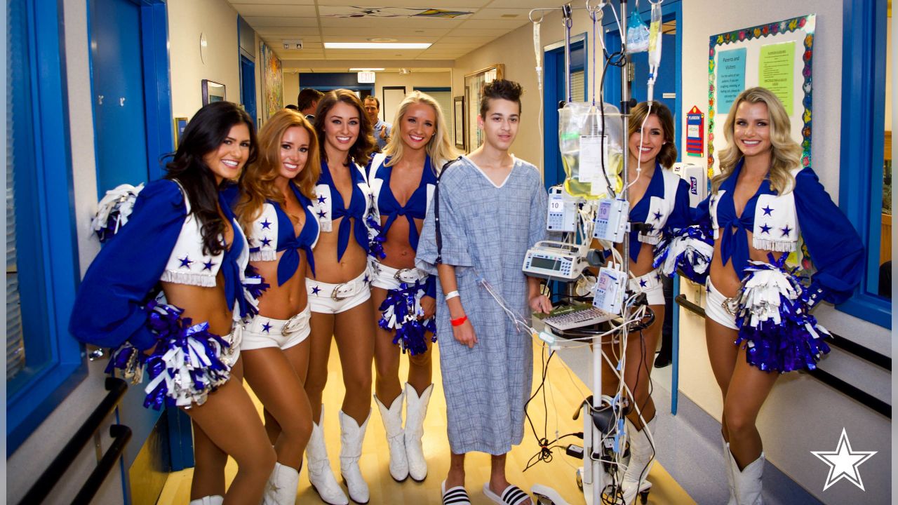 Dallas Cowboys cheerleaders visit fans at nursing home in Grand Saline