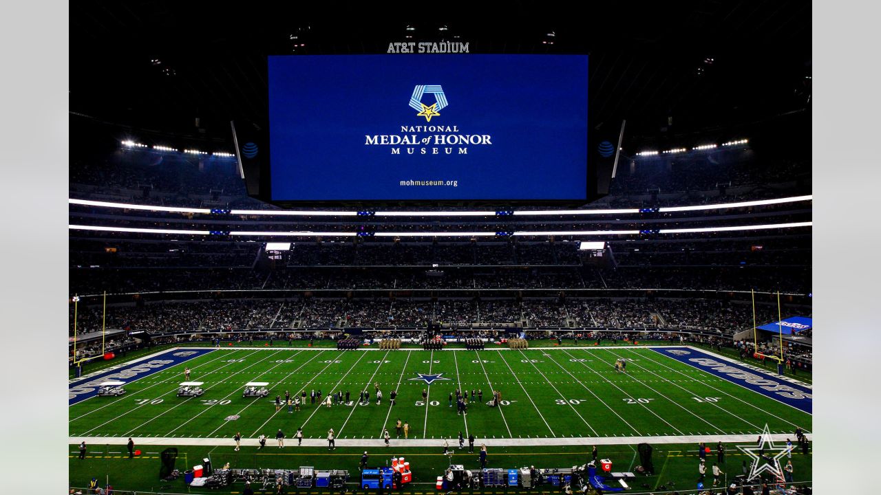 Photos: Salute to our heroes! Dallas Cowboys honor service members at AT&T  Stadium