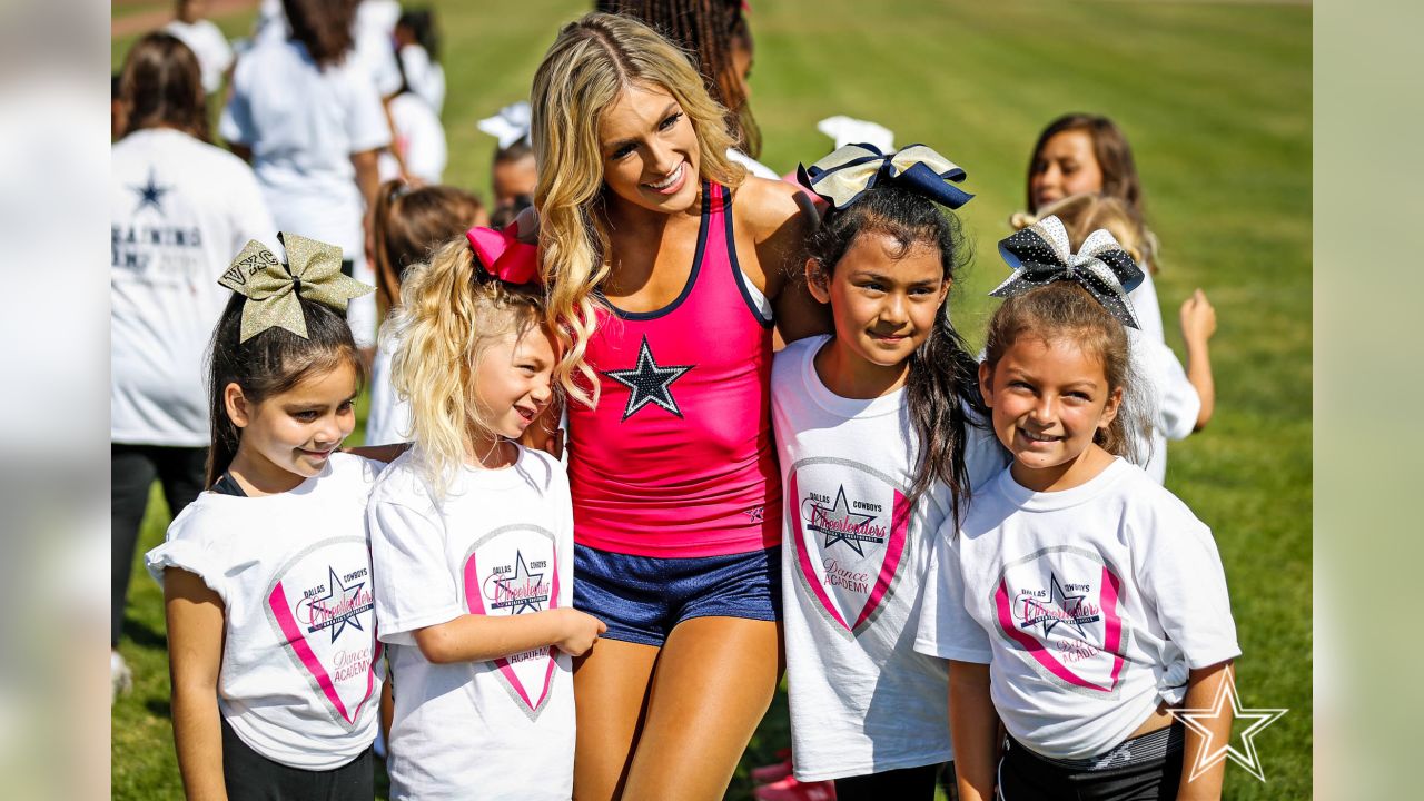 Dallas Cowboys Cheerleaders Lead Youth Camp In Oxnard California