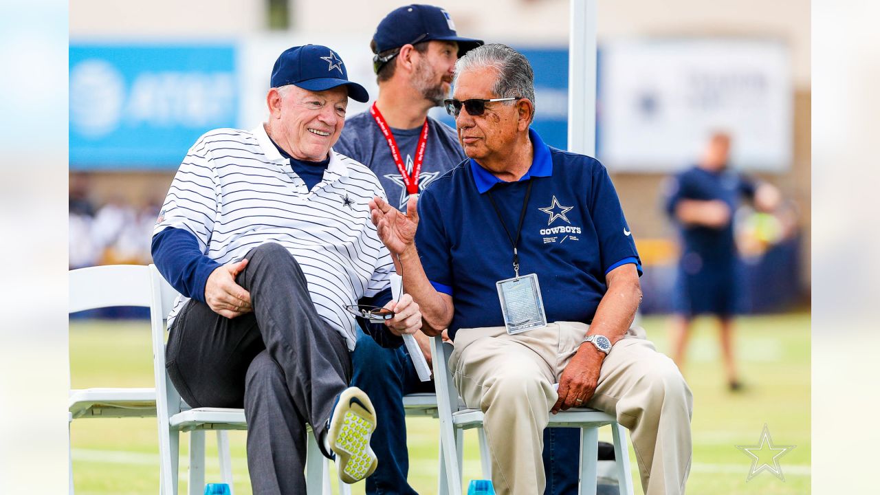 Photos: Fans turn out for Cowboys second practice, Jerry hoists a trophy  during opening ceremonies, Saturday's training camp action in Oxnard