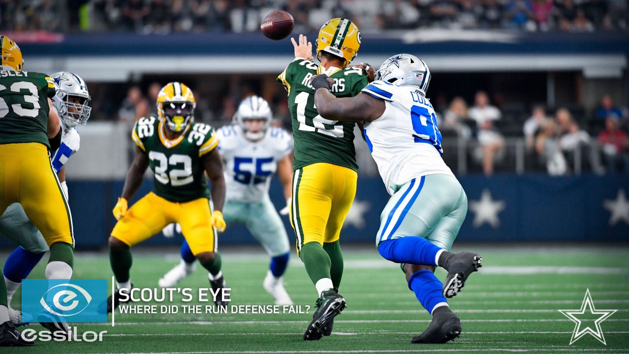 Packers vs. Cowboys: Billy Turner blocks Leighton Vander Esch