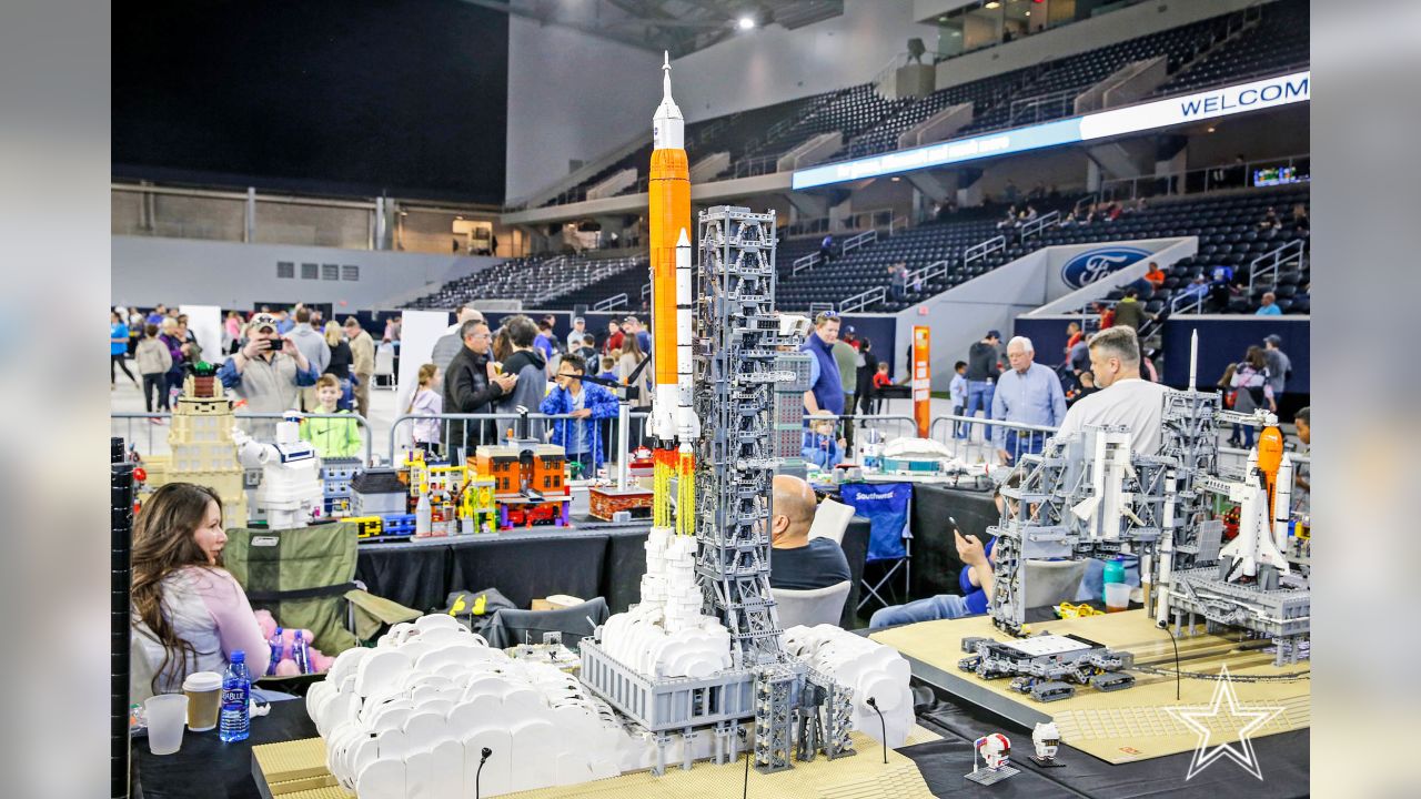 Watch Cowboys AT&T Stadium get built with a gazillion LEGO bricks