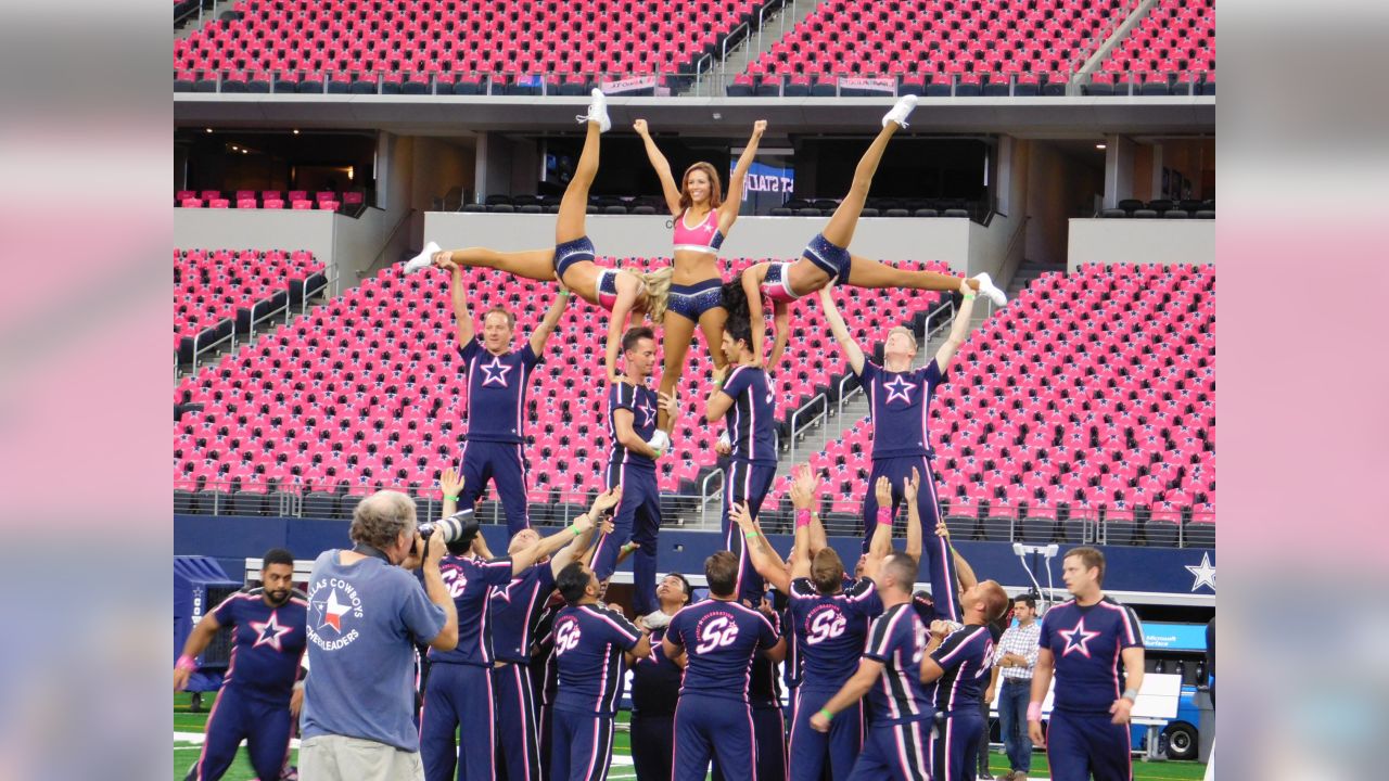 Dallas Cowboys Cheerleaders - Wearing a pink star today to honor all of  those who have fought and are currently fighting all forms of cancer. 