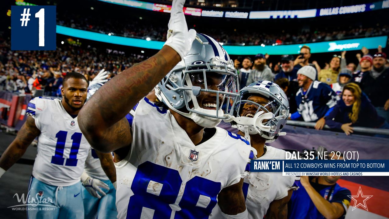 Rank'Em: All 12 Cowboys Wins From Top to Bottom
