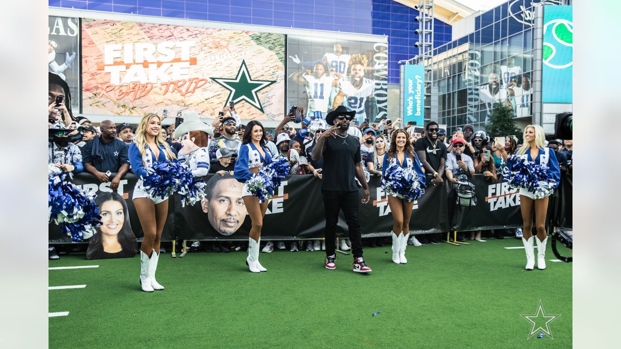First Take Travels to The Star in Frisco for the Dallas Cowboys Inaugural  Blue Carpet & Season Kickoff Event - ESPN Press Room U.S.