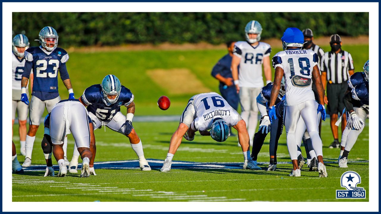 Cowboys practice inside; scoreboards set to remind team of 20-19