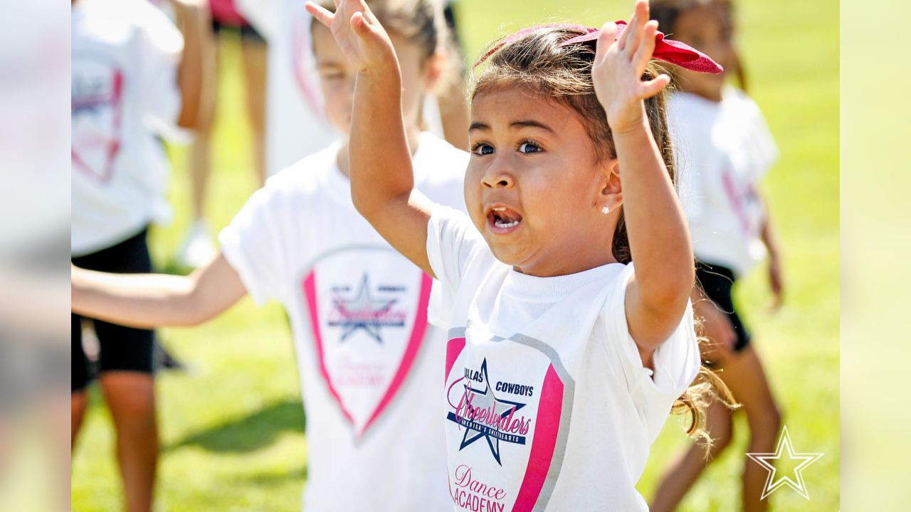 Dallas Cowboys Cheerleaders Lead Youth Camp In Oxnard California