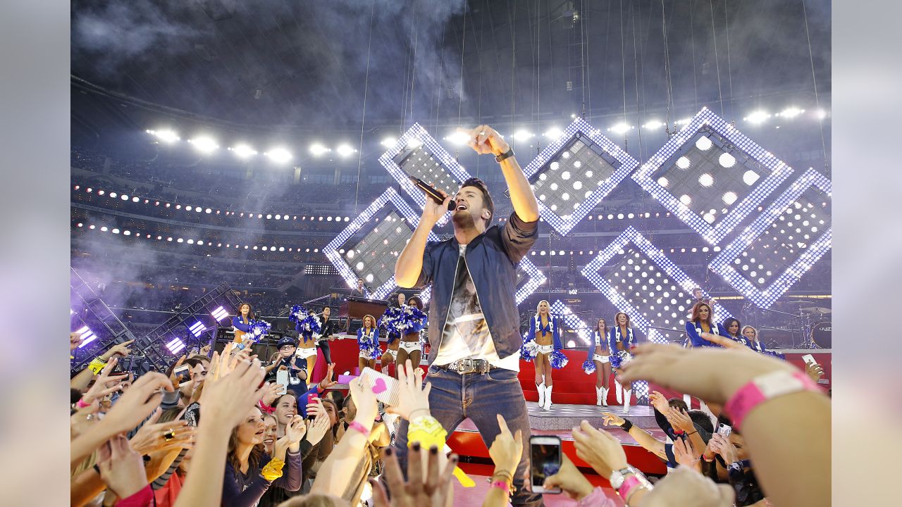 Luke Bryan - Playing the halftime show at the Dallas Cowboys game