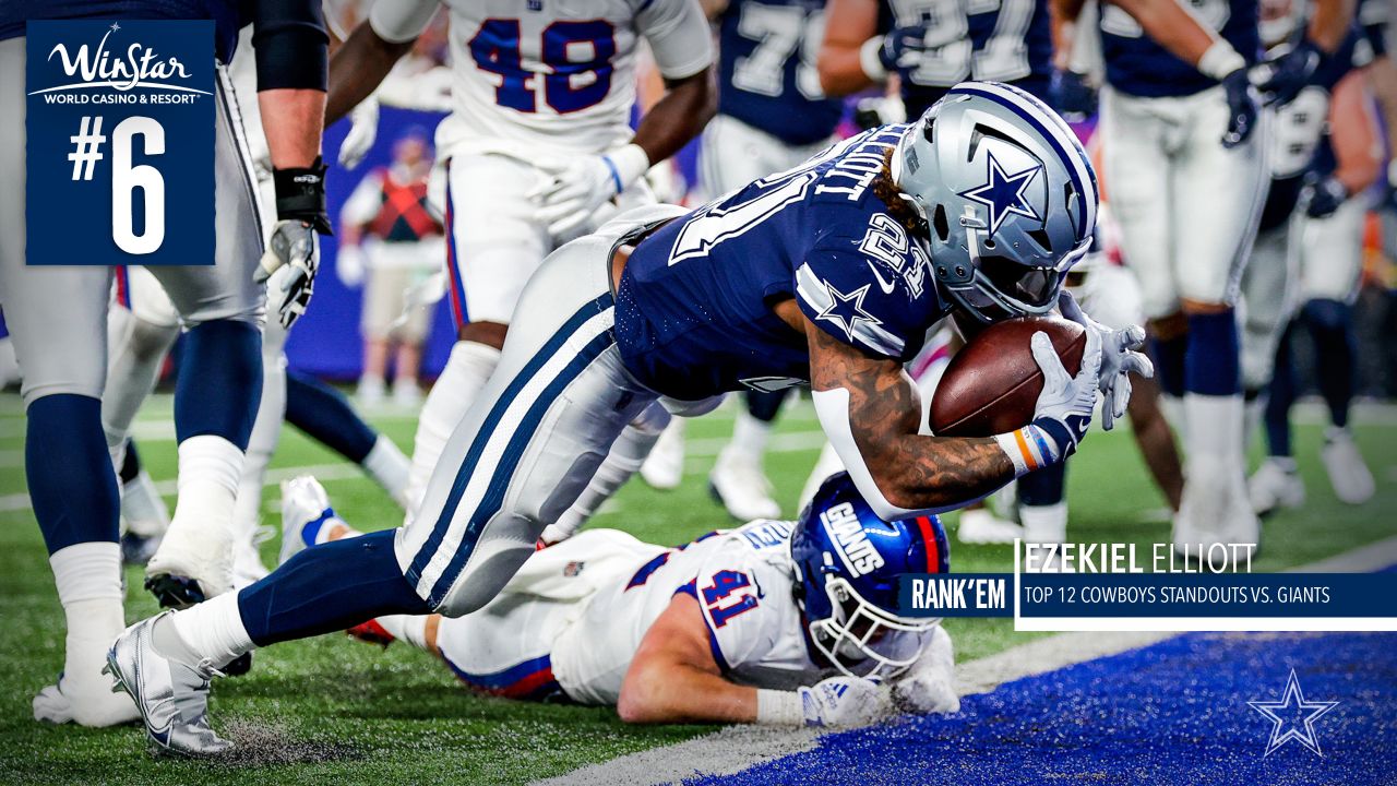 Rank'Em: Top 12 Cowboys Standouts vs. Giants