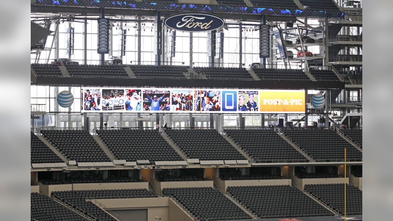 Dallas Cowboys season tickets feature art on display at AT&T Stadium