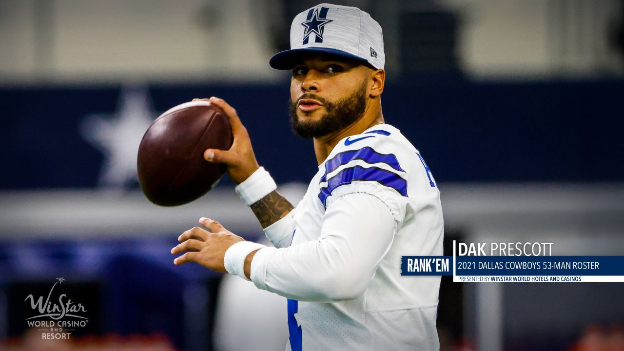 Dak Prescott is the only QB on Cowboys' 53-man roster