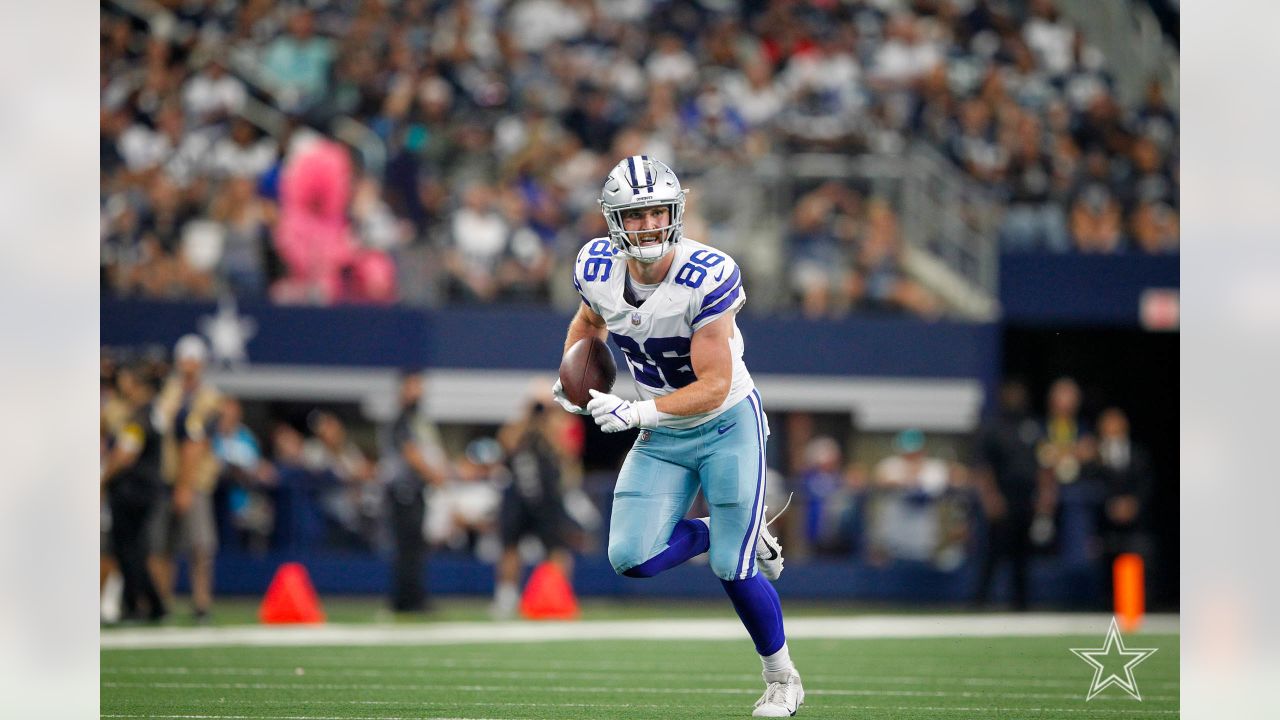 Dallas Cowboys defensive end Tarell Basham (93) walks on the field