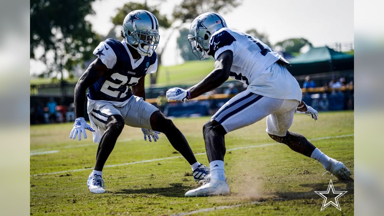 Dallas Cowboys offensive tackle Josh Ball (75) participates in drills at  the NFL football team's practice facility in Oxnard, Calif. Wednesday, Aug.  3, 2022. (AP Photo/Ashley Landis Stock Photo - Alamy