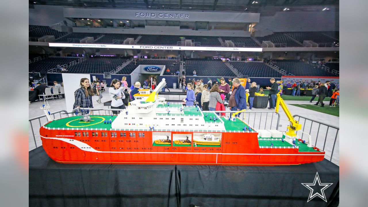 Watch Cowboys AT&T Stadium get built with a gazillion LEGO bricks