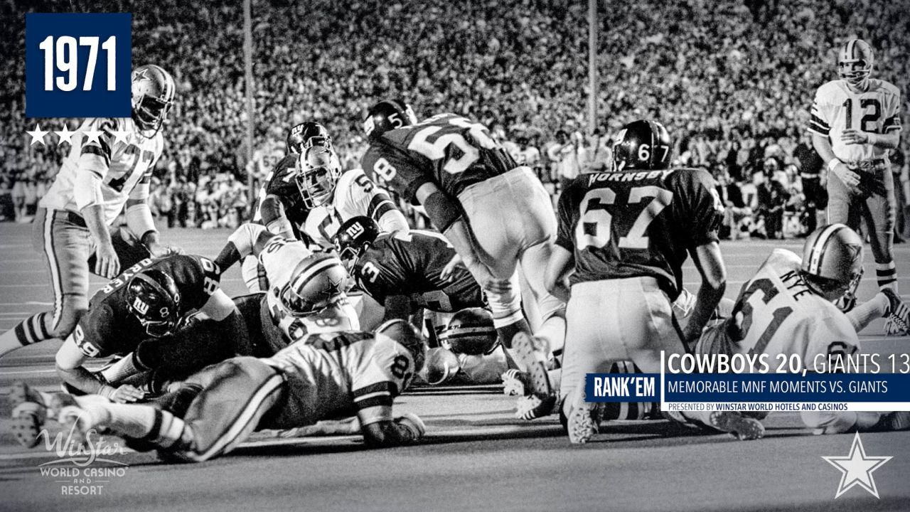 Rank'Em: Memorable MNF Moments vs. Giants