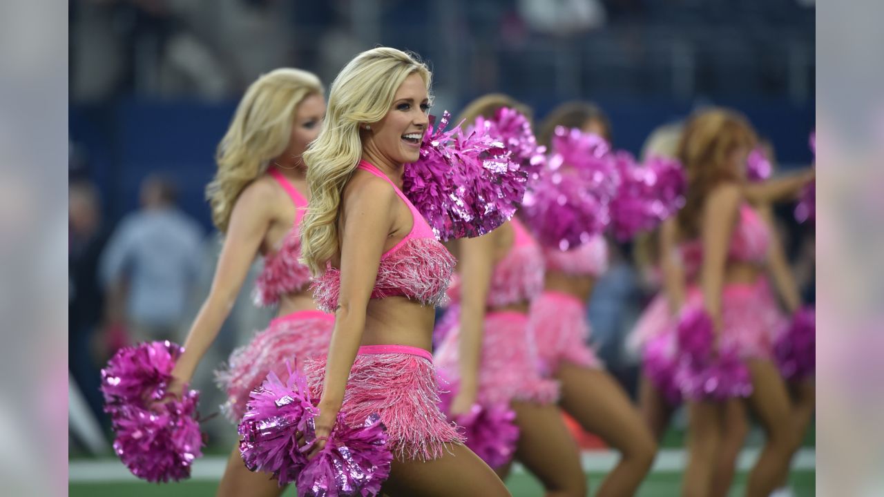 Dallas Cowboys Cheerleaders - Going pink in October for #BCA