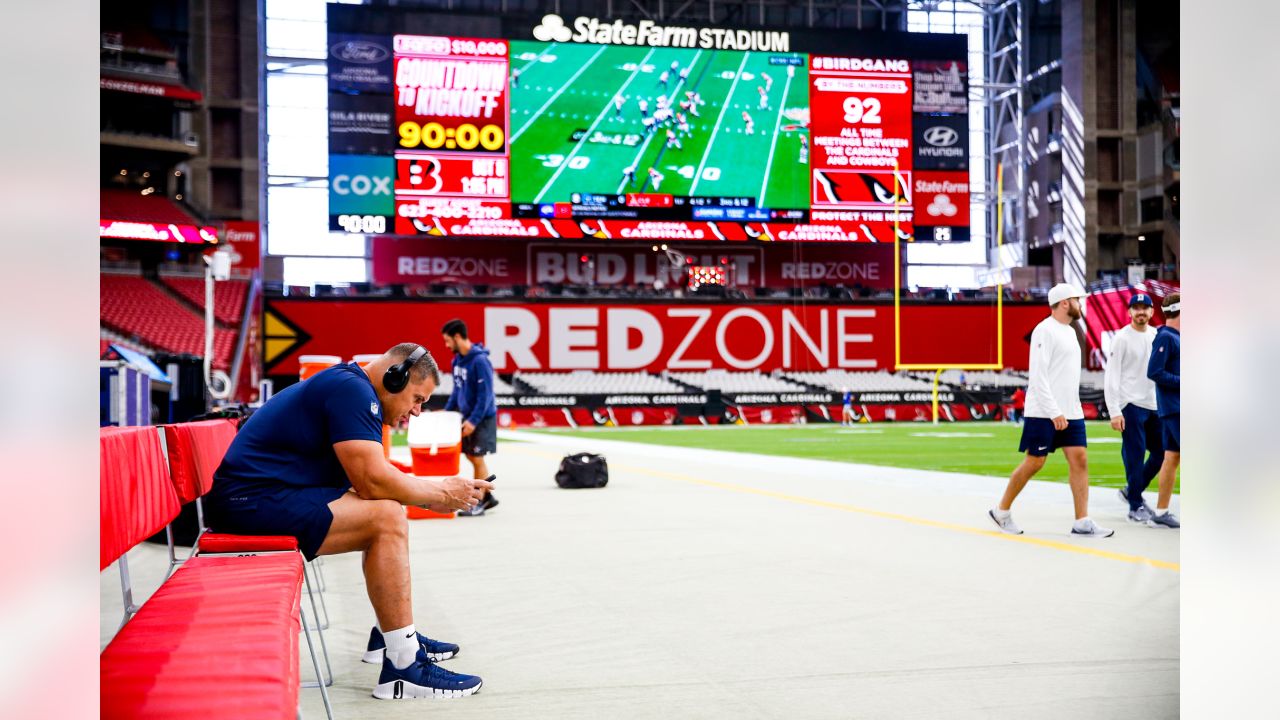 Live from the Sidelines: Week 10 vs. Carolina, LIVE: Go inside State Farm  Stadium to watch warmups and preview today's game vs. the Panthers. 