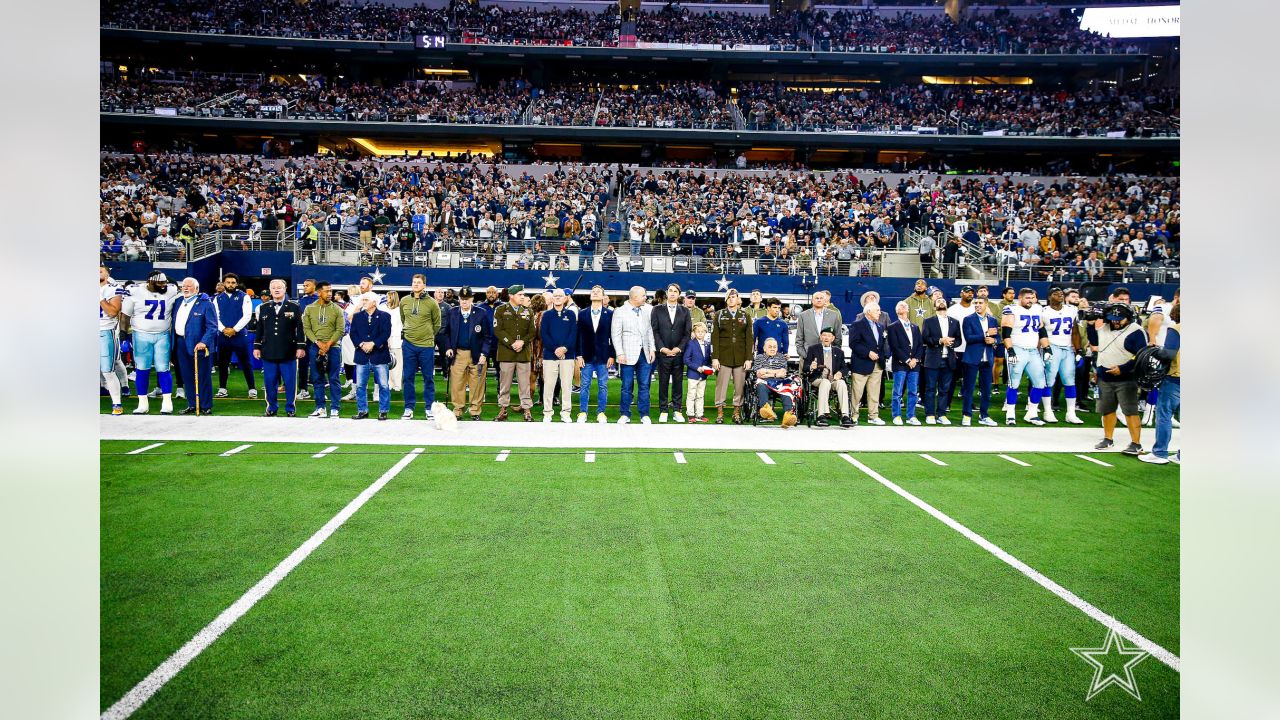 Photos: Salute to our heroes! Dallas Cowboys honor service members at AT&T  Stadium