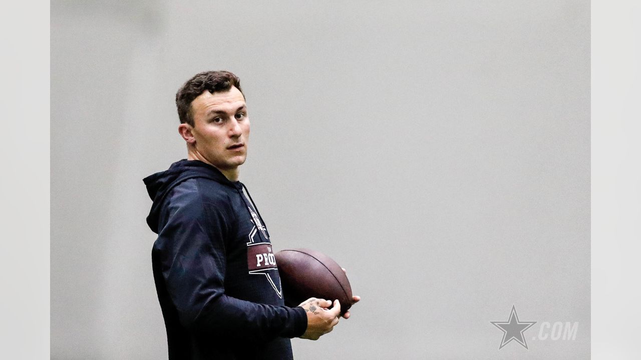 Johnny Manziel pro day: Texas A&M quarterback plans to throw in shoulder  pads and helmet 