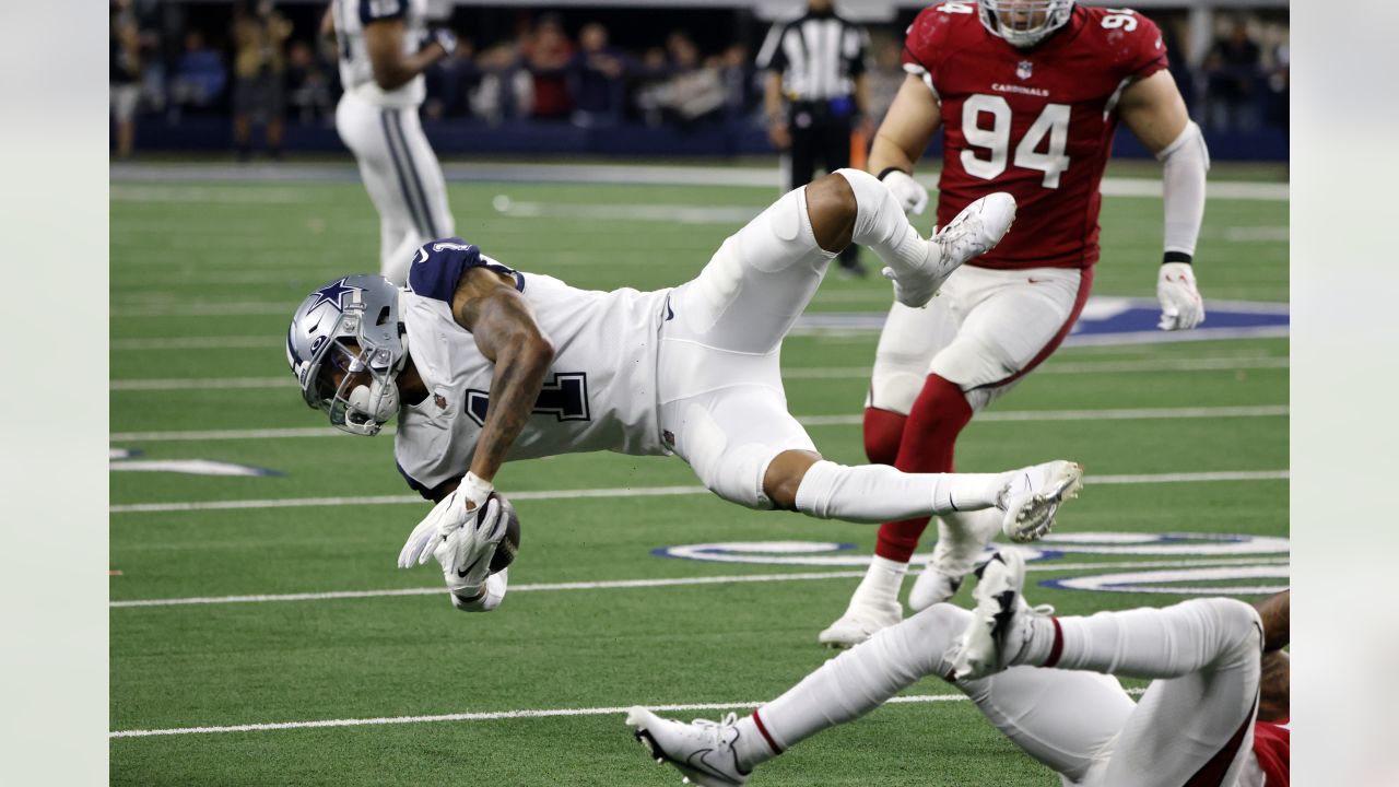 Arizona Cardinals defensive tackle Leki Fotu (95) runs onto the