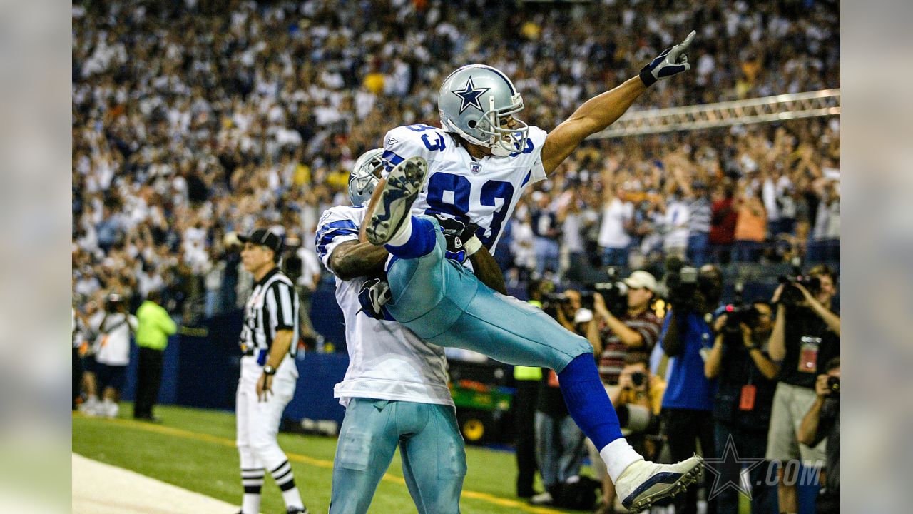 Dallas Cowboys wide receiver Terry Glenn celebrates a touchdown in